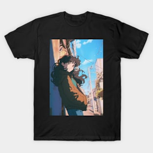 Lofi Anime Girl T-Shirt